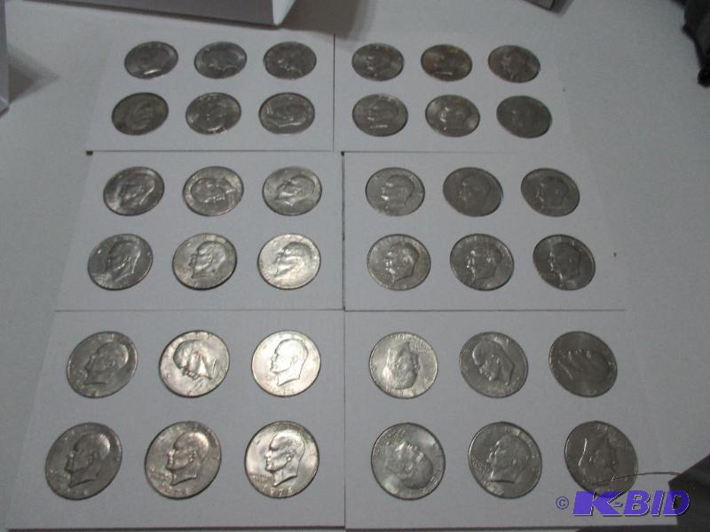 36 Ike Dollars, various dates...