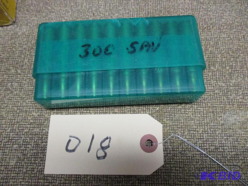 .300 Savage ammo, 19 rounds...