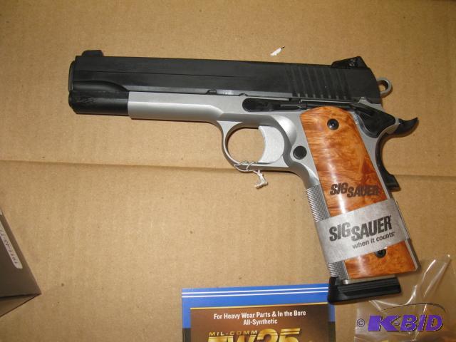 Sig Sauer 1911 semi auto pistol