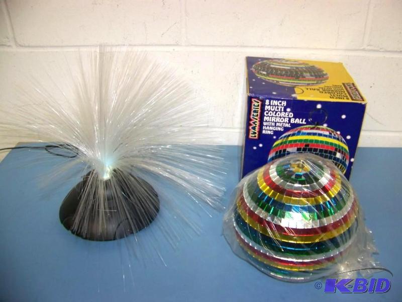 lot 16 image: Fiber Optic Light and Disco Ball