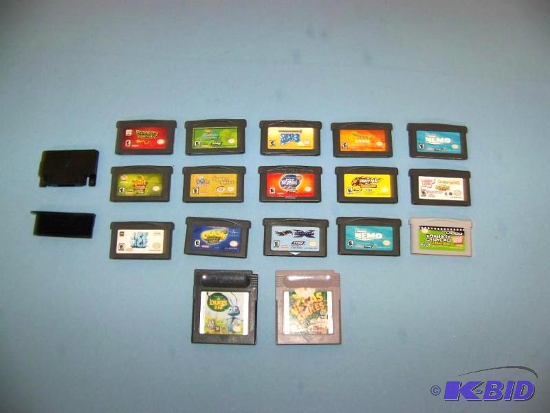 lot 21 image: Nintendo, Gameboy Games and Adapters
