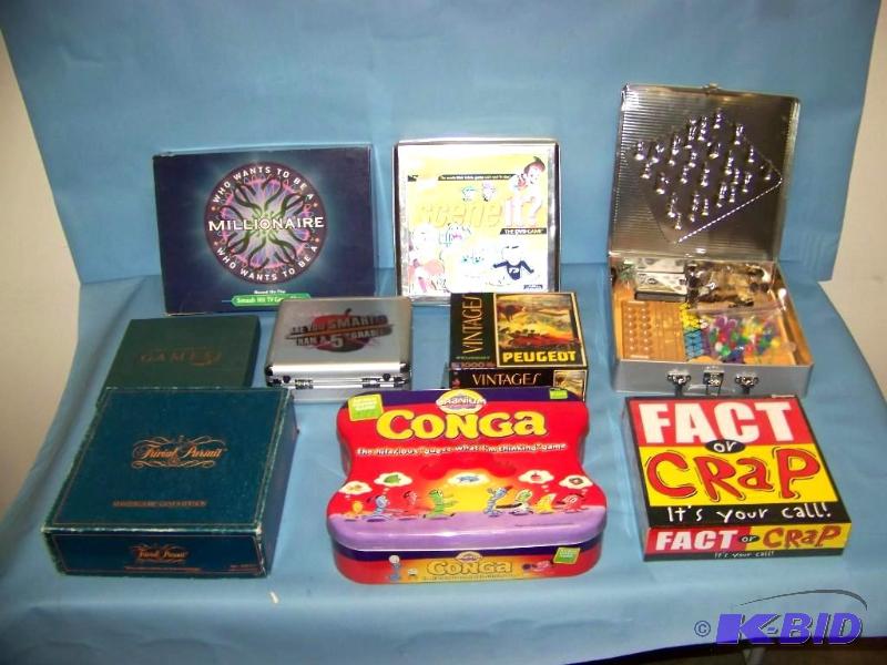 lot 38 image: Grown-Up Board Games