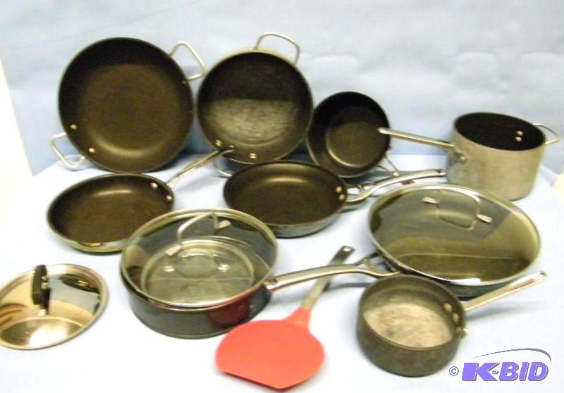 lot 59 image: Frying Pans and Sauce Pans