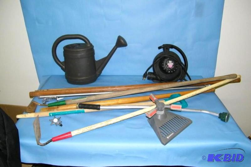 lot 79 image: Lawn Tools and Sprinklers