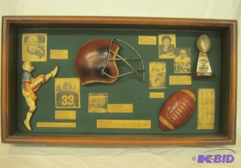 lot 532 image: Football Shadow Box - 20 12 x 11