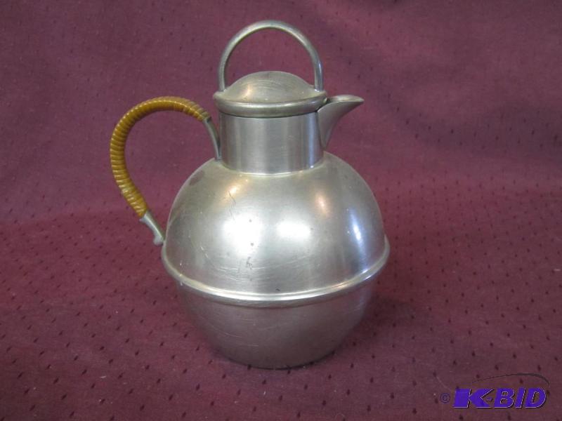 lot 565 image: Pewter Pitcher with Top handmade 820 - Collectible - OLD