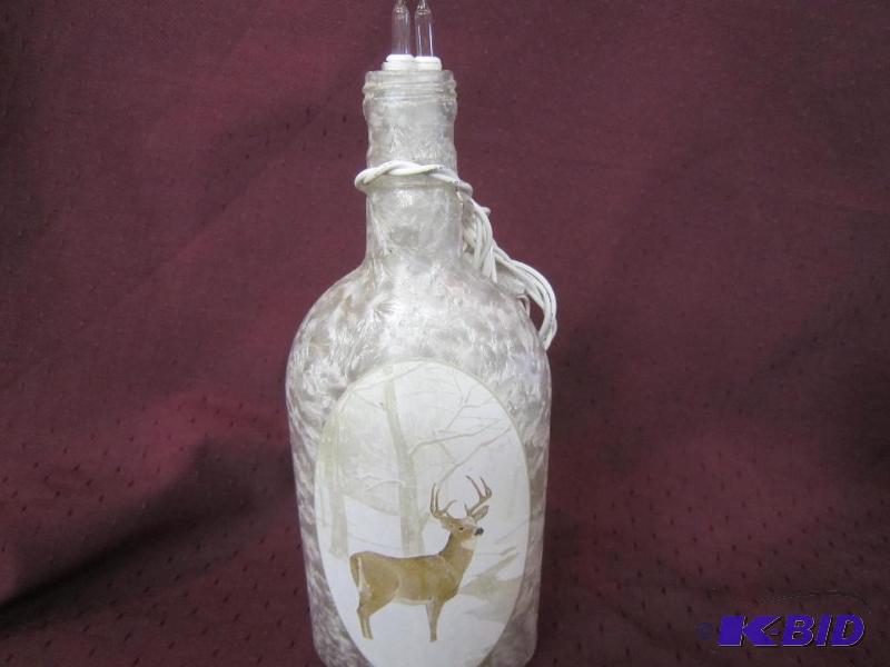 lot 660 image: NEW  Electric Frosted Glass Deer  Buck Light 9