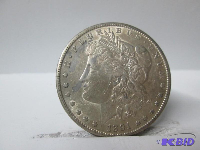 1891 Morgan Silver Dollar