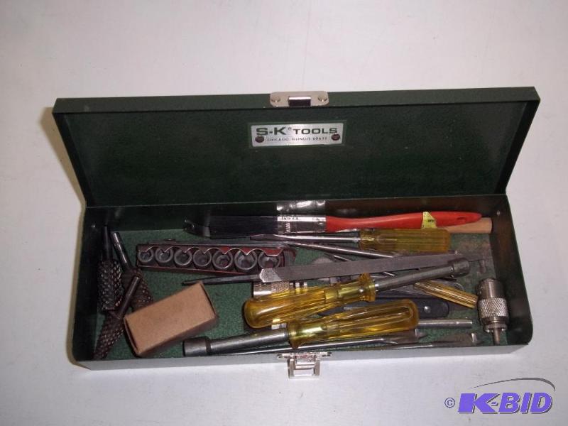 Tool box with assorted tools...