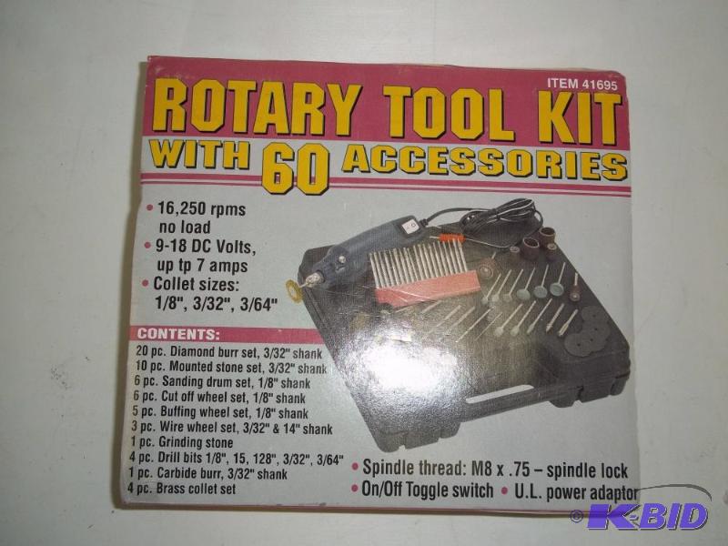 New In Package Rotary Tool Kit   Includes cas...