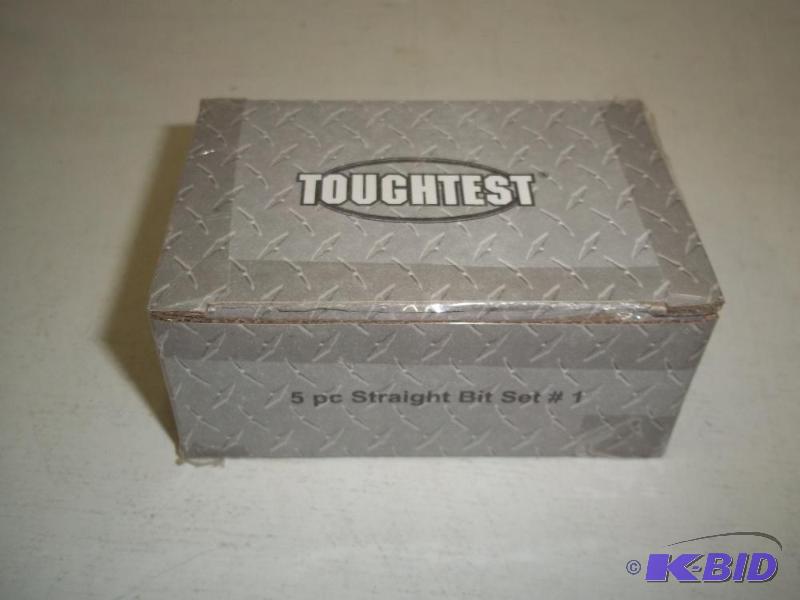 New Toughtest Router Bits 5 Piece Straight bi...