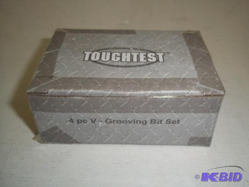 New Toughtest Router Bits 4 piece V - Groov...