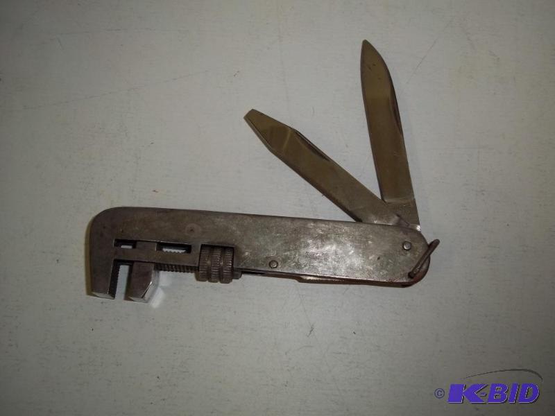 Pocket knife with wrench end...