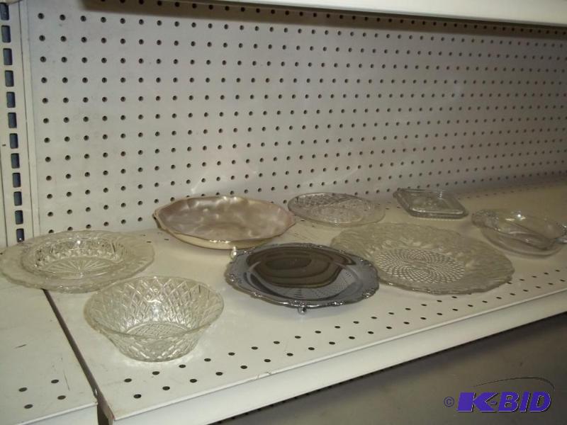 8 Assorted serving trays...