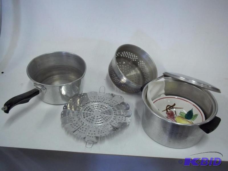 Pots and strainers...