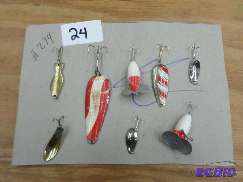 lot 24 image: (8) Various Fishing Lures...