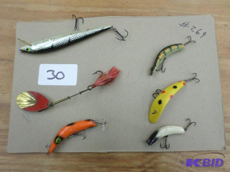 lot 30 image: (6) Various Fishing Lures...
