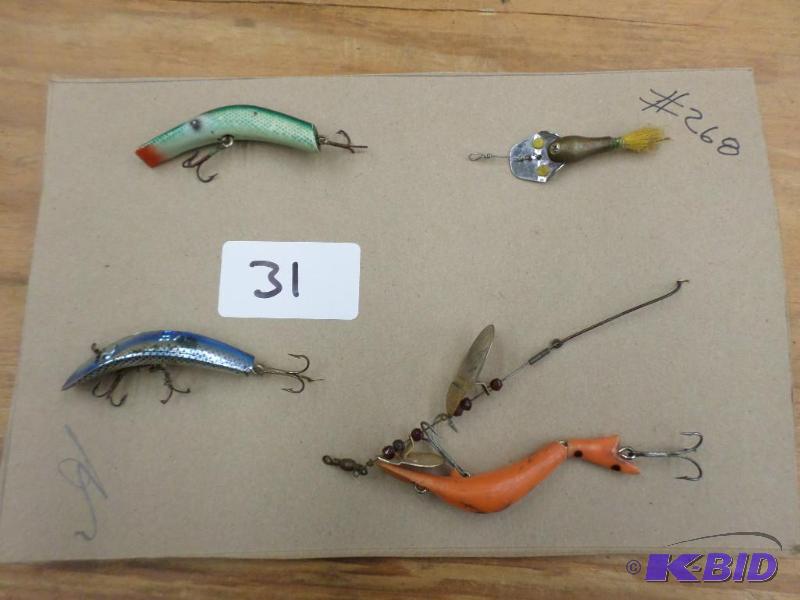 lot 31 image: (5) Various Fishing Lures...
