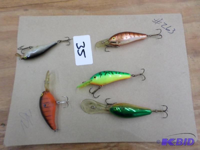 lot 35 image: Lot Of Misc Rapale Crankbait Lures...
