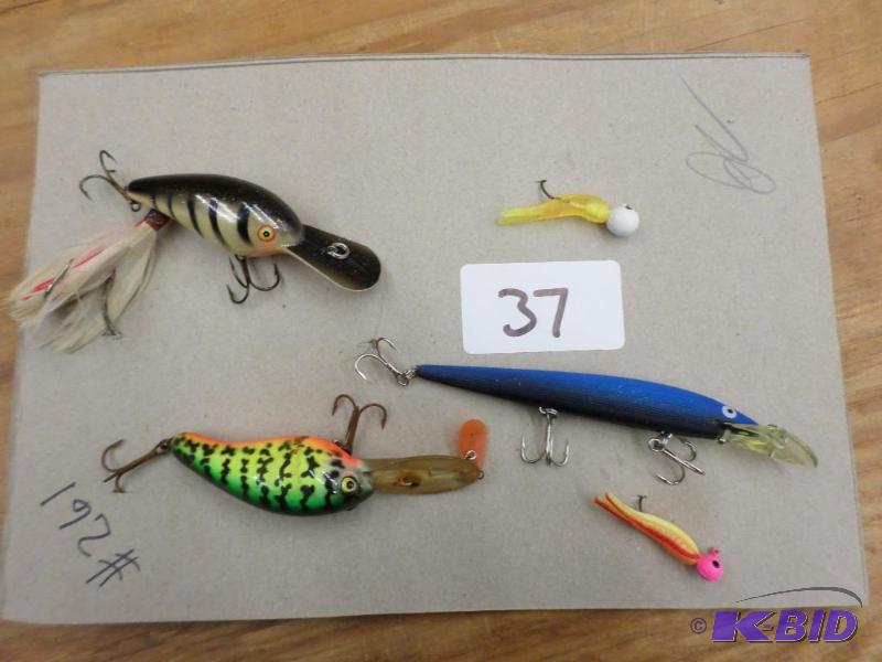 lot 37 image: (5) Various Fishing Lures...