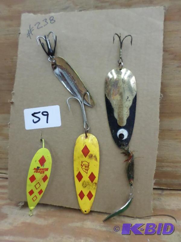 lot 59 image: (5) Spoon Lures...