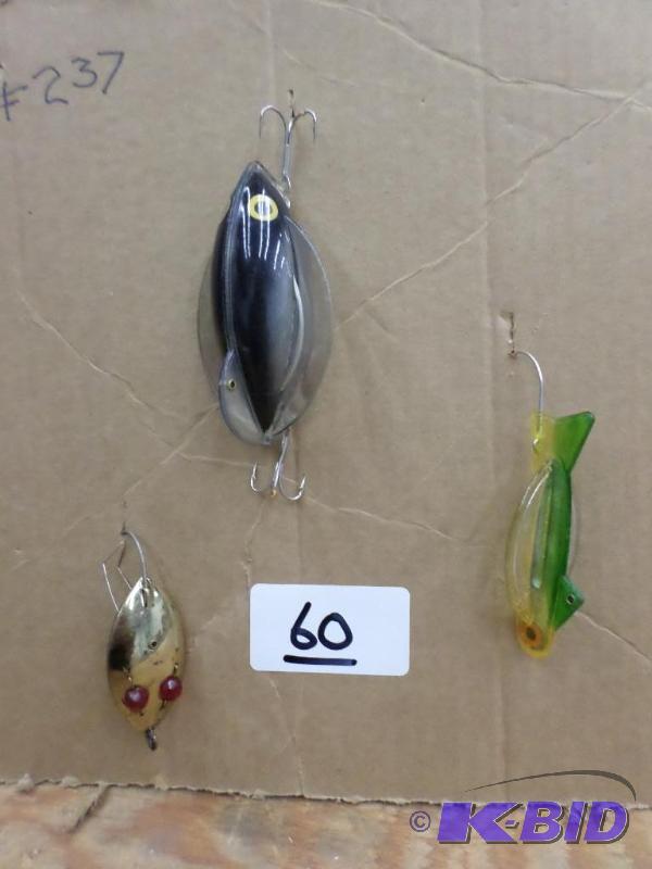 lot 60 image: (3) Various Fishing Lures...