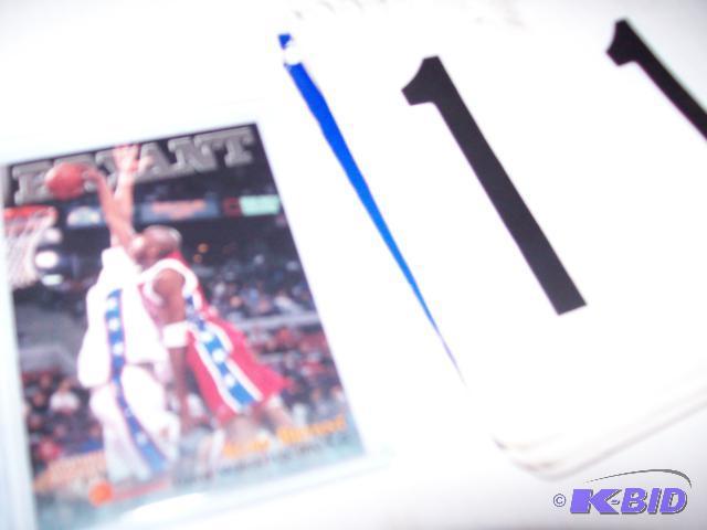 1996 Score Board Basketball Rookies Kobe Brya...