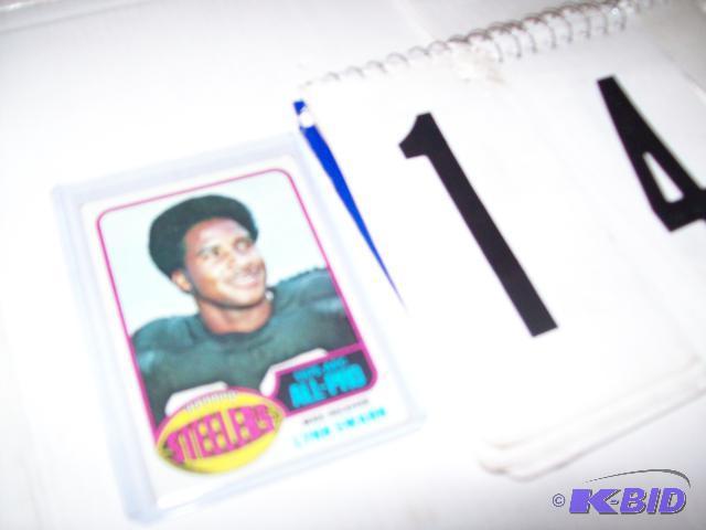 1976 Topps Lynn Swann football card #140. Cen...
