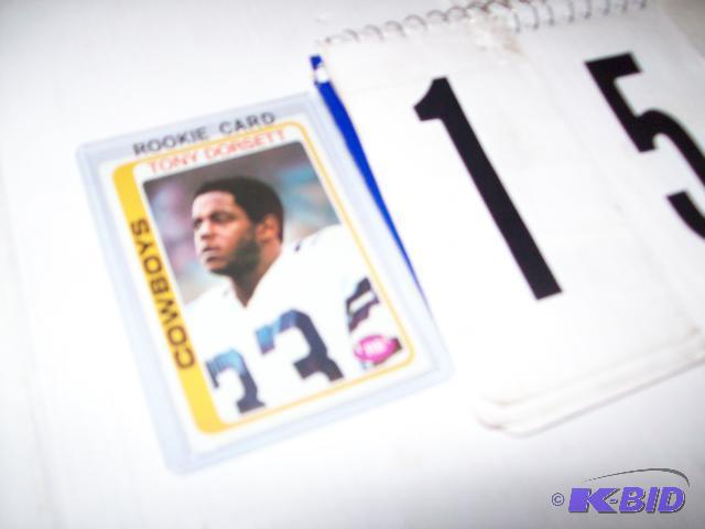 1978 Topps Football Tony Dorsett Rookie Card ...