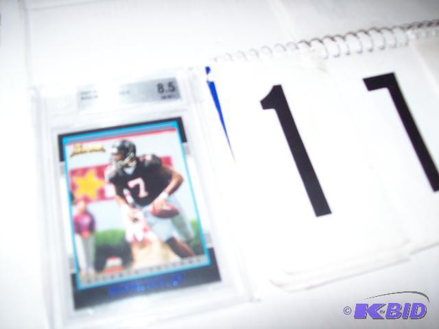 2001 Bowman Michael Vick Rookie Card #200 Bec...