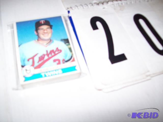 Lot of 37 - 1979-80 Topps Twins Baseball card...