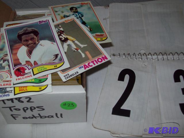 Approx. 300- 1982 Topps Football Cards. Inclu...