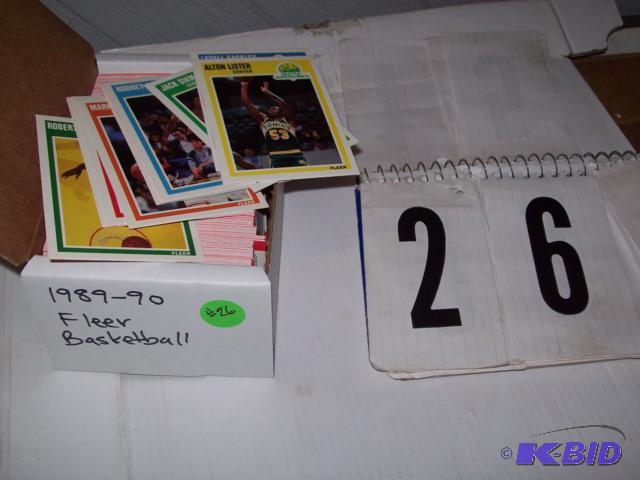 Box of 300 - 1989 Fleer Basketball. Includes ...