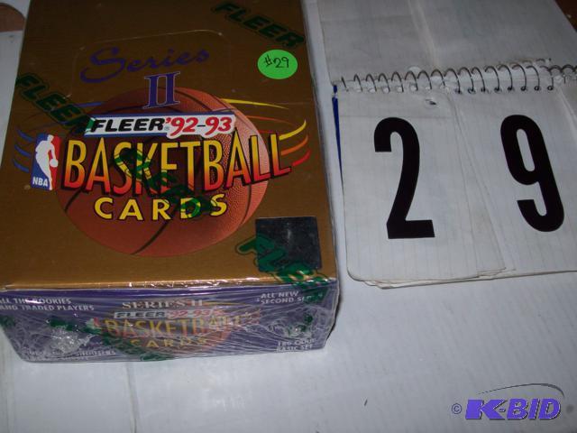 1992-93 Fleer Basketball Series 2 Sealed Box ...