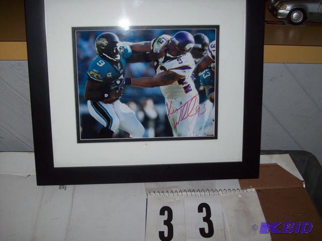 Minnesota Vikings Kevin Williams #93 Autograp...