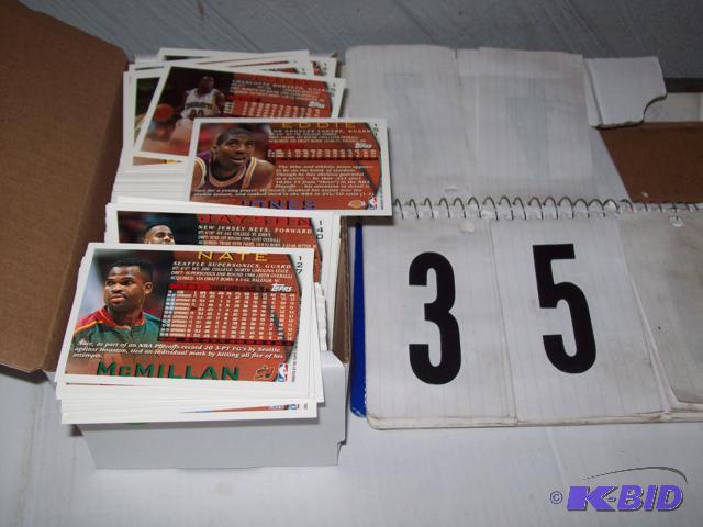 375 1996-97 Topps Basketball Cards including...