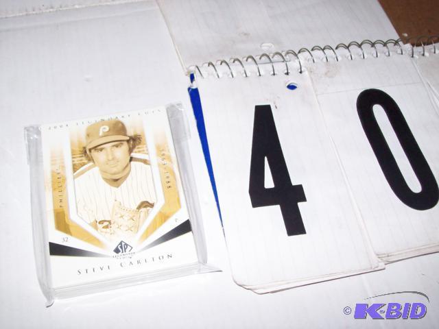 20 Different SP Legendary Cuts Baseball cards...