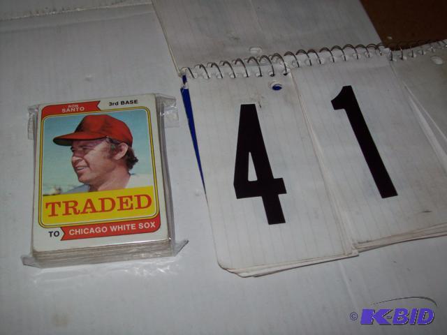 43 - 1974 Topps Traded Baseball Cards. Includ...
