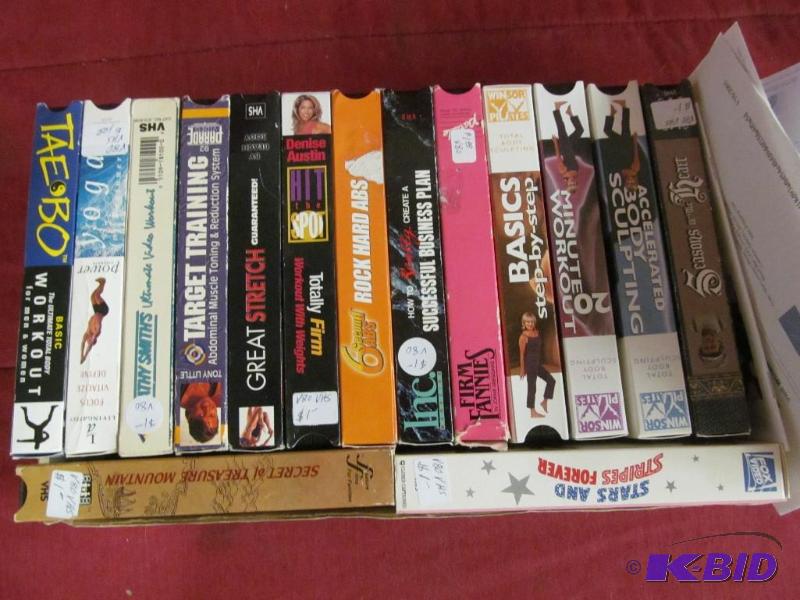 Fitness VHS tapes