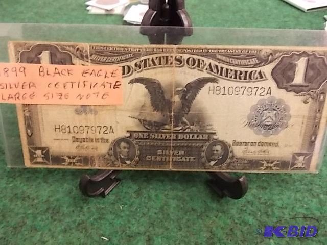 1899 Black Eagle Silver Certificate&nbspLarg...