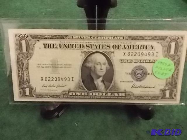 US $1 Silver Certificate 1935 F Series...