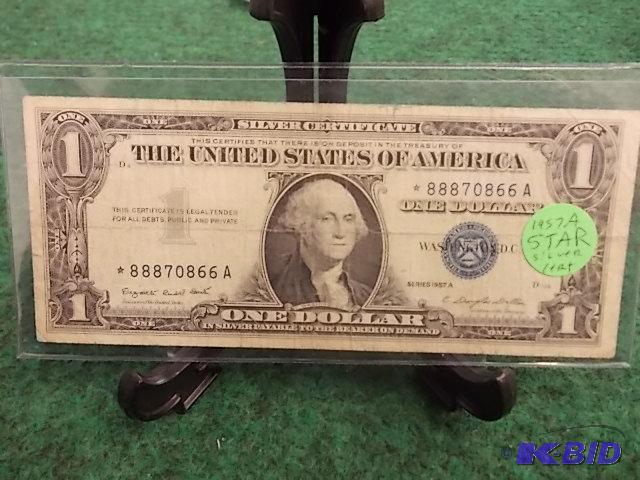 US $1 Silver Certificate 1957 A Star Series...