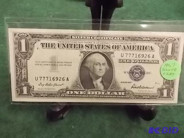 US $1 Silver Certificate 1957 Series...