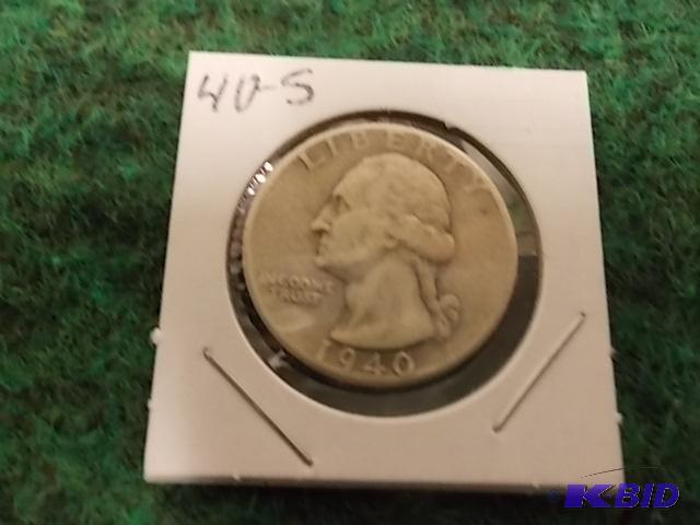 1940 S Washington Quarter...