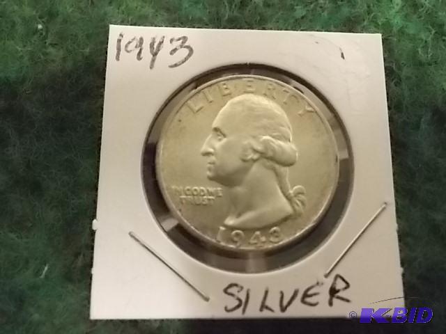 1943 Washington Quarter BU...