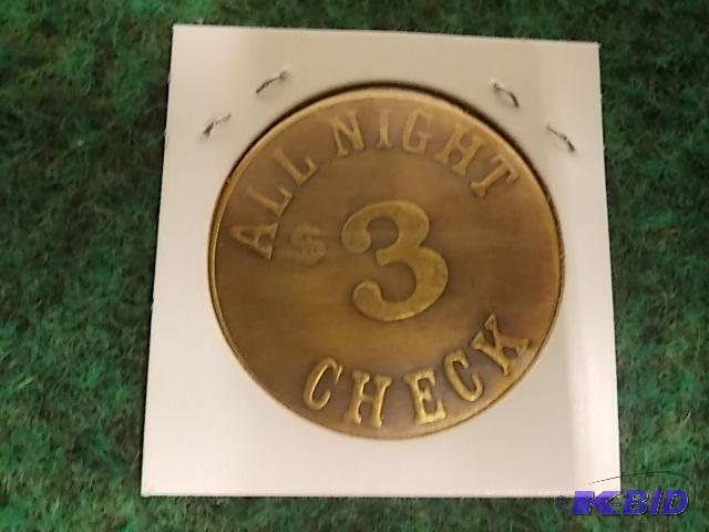 Honest Walts Saloon Brothel Token...