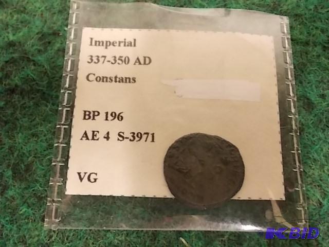 Old Roman Imperial Coin 337-350 AD Constans...