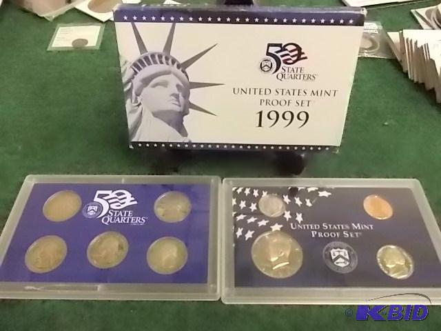 1999 US Proof Set With State Quarters...