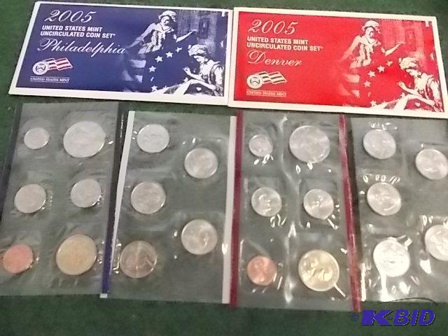 2005 US Mint Set With State Quarters &amp Sa...