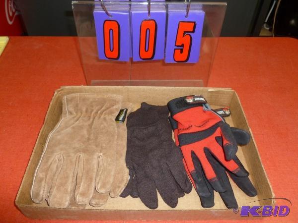 Flat of medium gloves. As shown. Terms. Cash ...